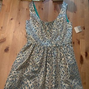 NWT Gold Aidan Mattox dress